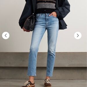 MOTHER Light Blue Straight Leg Jeans